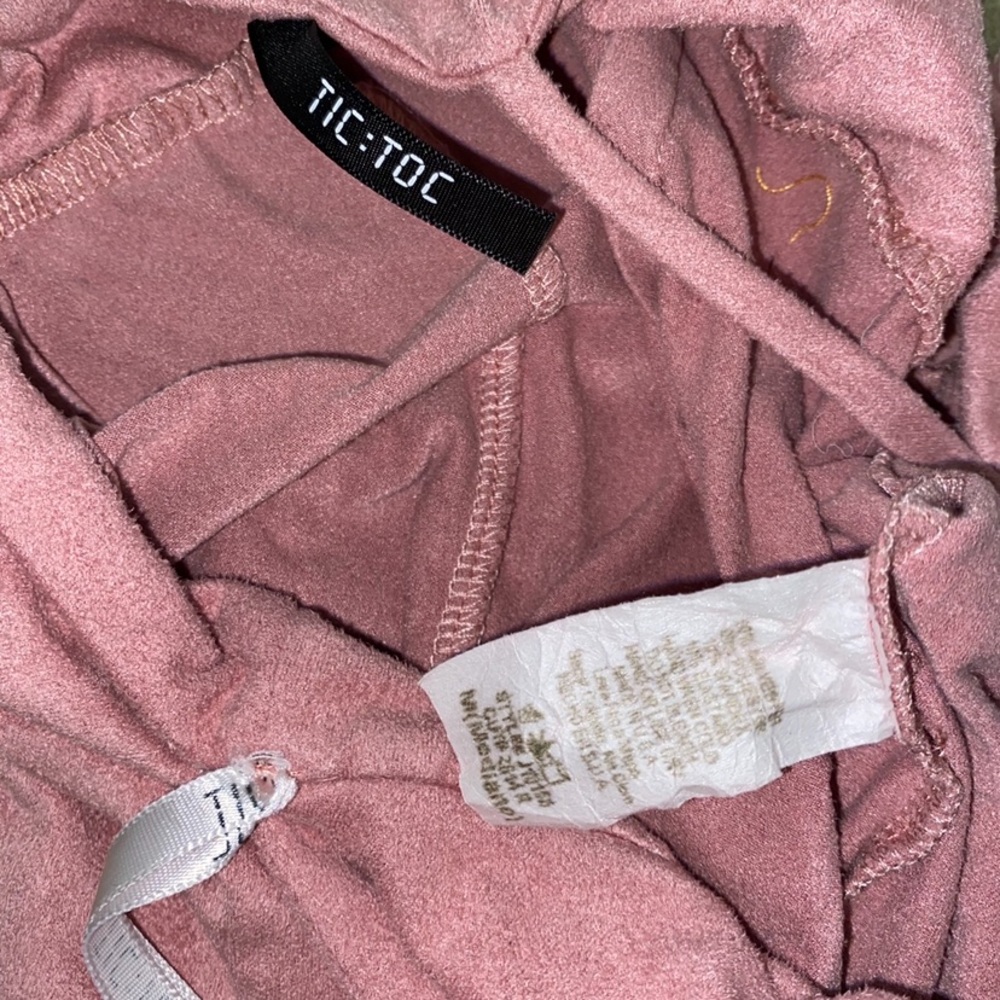 Tic:Toc Suede Jumpsuit 💗 - Picture 5 of 5
